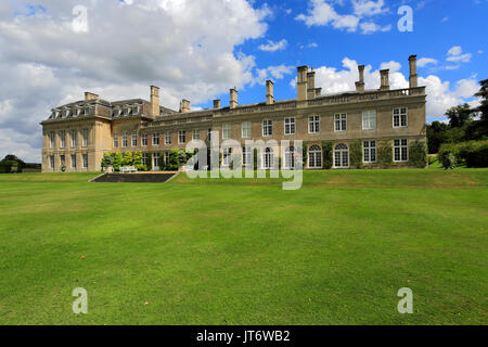 Sommer Blick auf Boughton House und Gärten; Boughton Dorf; Northamptonshire, England, Großbritannien Stockfoto