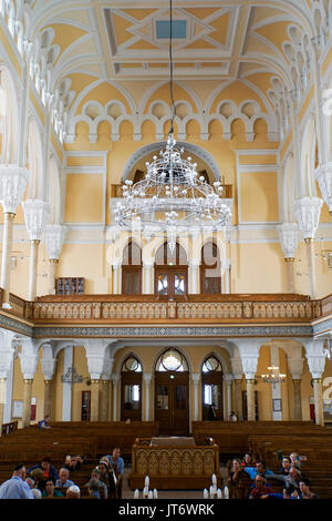 Innenraum des Grand Choral Synagoge von St. Petersburg (1888), Saint Petersburg, Russland Stockfoto