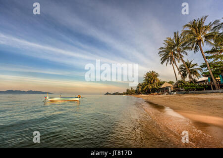 Bang Po Beach Sunset in Koh Samui, Thailand Stockfoto