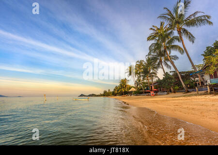 Bang Po Beach Sunset in Koh Samui, Thailand Stockfoto