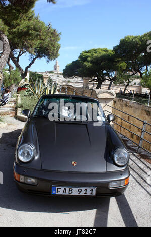 Classic cars on-Display & Racing am Malta Grand Prix 2012. Stockfoto