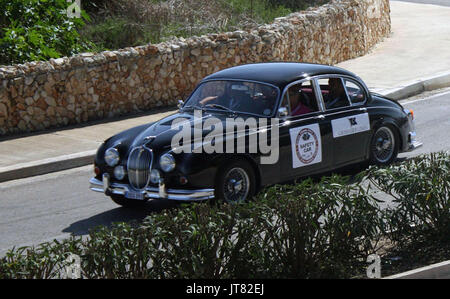 Classic cars on-Display & Racing am Malta Grand Prix 2012. Stockfoto