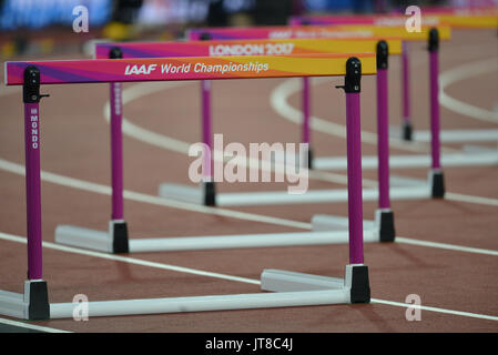London, Großbritannien. 7 Aug, 2017. IAAF Weltmeisterschaften. Montag. Quelle: Matthew Chattle/Alamy leben Nachrichten Stockfoto