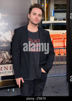 Los Angeles, Kalifornien, USA. 07 Aug, 2017. Thomas Dekker 032 Ankunft im Annabelle Schaffung Premiere auf der TCL Chinese Theatre in Los Angeles. August 7, 2017. Credit: Tsuni/USA/Alamy leben Nachrichten Stockfoto