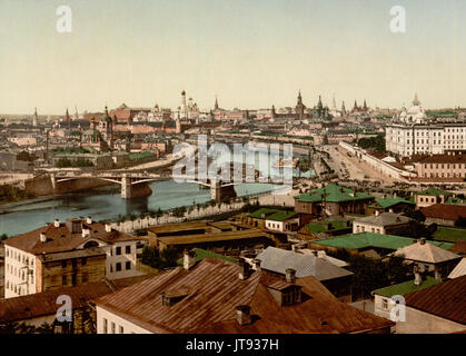 Allgemeine Ansicht, Moskau, Russland, ca. 1890 Stockfoto