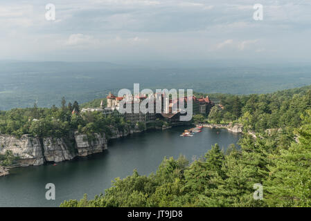 Mohonk See und im Sommer erhalten Stockfoto