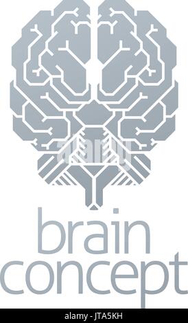 Gehirn-Konzept Stock Vektor
