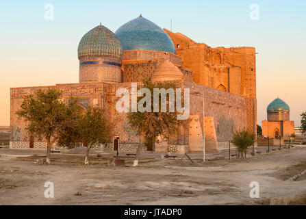 Khodja Ahmet Yasawi (Khoja Ahmed Yasawi) Mausoleum, UNESCO, Turkistan, Südregion, Kasachstan, Zentralasien, Asien Stockfoto