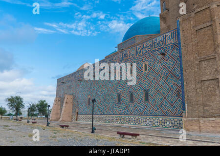 Khodja Ahmet Yasawi (Khoja Ahmed Yasawi) Mausoleum, UNESCO, Turkistan, Südregion, Kasachstan, Zentralasien, Asien Stockfoto