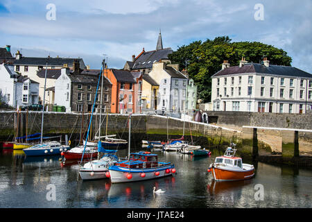 Hafen von Castletown, Insel Man, Krone Abhängigkeit von Großbritannien, Europa Stockfoto