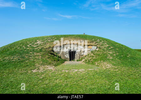 Berg der Geiseln, der ehemalige Sitz der Hohen König von Tara, Hügel von Tara, Grafschaft Meath, Leinster, Republik von Irland Stockfoto