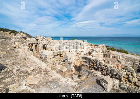 Archäologische Ausgrabungen von Tharros, Sardinien, Italien, Mittelmeer, Europa Stockfoto