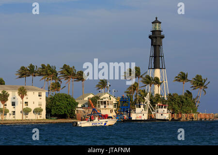 Hillsboro Leuchtturm, Hillsboro Beach, Florida, Vereinigte Staaten von Amerika, Nordamerika Stockfoto