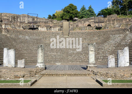 Antike Theater von Fourviere, Lyon, Rhone, Frankreich, Europa Stockfoto
