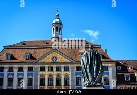 Renaissance Rathaus in Coburg, Oberfranken, Bayern, Deutschland Stockfoto