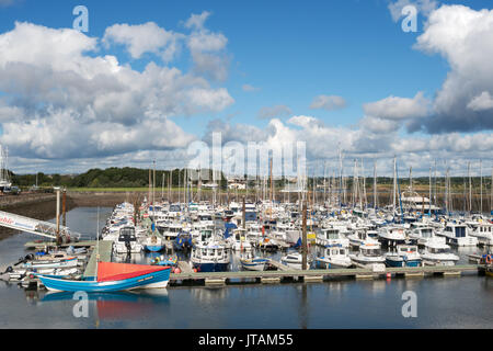 Schlendern Sie Marina, Northumberland, England, Großbritannien Stockfoto