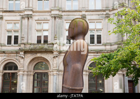 Der Iron Man Statue in Birmingham von Anthony Gormley geformt Stockfoto