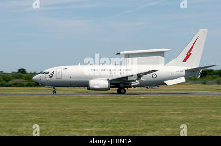 E-7A Royal Australian Air Force bei der Royal International Air Tattoo Stockfoto