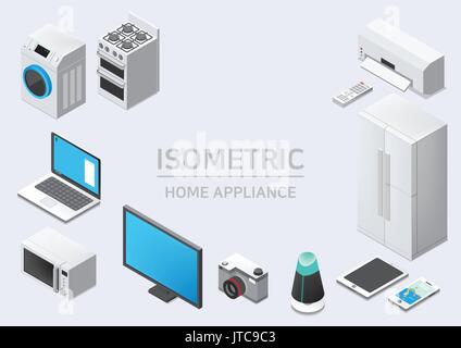 Isometrische Stadt Stock Vektor