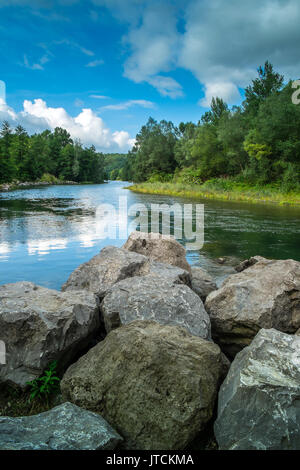 Bereich um Castet See, Pyrénées-Atlantiques, Frankreich. Stockfoto