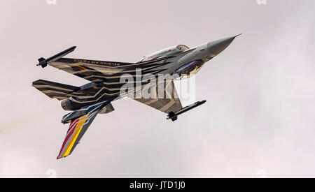 F16A, Solo Display, belgisches Air Component Display Team bei der Royal International Air attoo Stockfoto