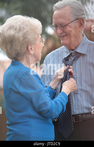Leute, Paare, ältere Menschen, 70 Jahre Stockfoto