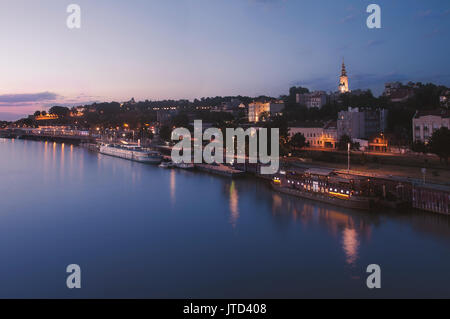 Stadtbild der Stadt Beograd-Belgrade in Serbia-Vue sur la Ville de Belgrad Stockfoto