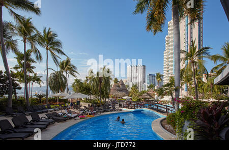 Amerika; Mexiko; Guerrero; Acapulco Stadt; Zona Dorada Stockfoto