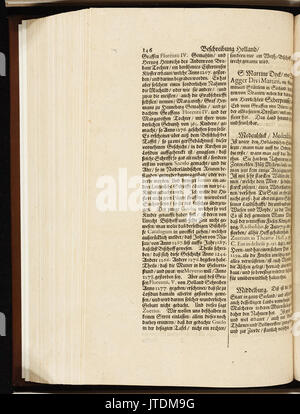 Topographia Circuli Burgundici (Merian) 285 Stockfoto