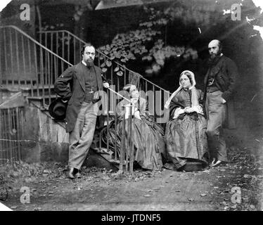 Die rossetti Familie von Lewis Carroll (Charles Lutwidge Dodgson) Stockfoto