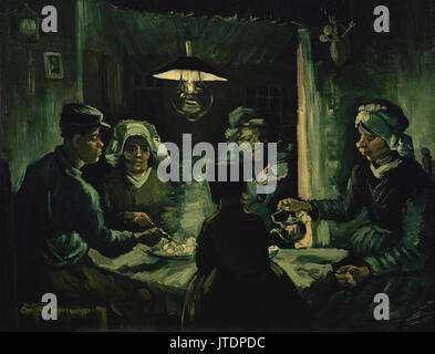 Vincent van Gogh Die kartoffelesser Stockfoto