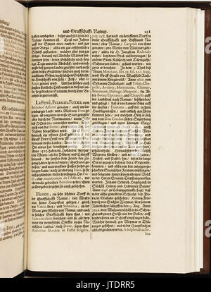 Topographia Circuli Burgundici (Merian) 454 Stockfoto