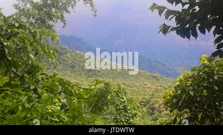 Die Natur hat alles, was man so schön und schön findet, die Bäume, Berge, Wasser, Blumen und den Himmel...!! Stockfoto