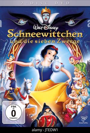 PRINCE CHARMING, SCHNEEWITTCHEN, böse Königin, sieben Zwerge, Plakat, Schneewittchen und die sieben Zwerge, 1937 Stockfoto