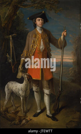 Philippe Mercier Sir Edward Hales, Baronet, von Hales, Hackington, Kent Stockfoto