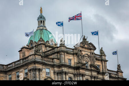Lloyds Bank Gebäude in Edinburgh, Schottland Stockfoto