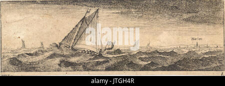 Wenzel Hollar Haarlem (Zustand 2) Stockfoto