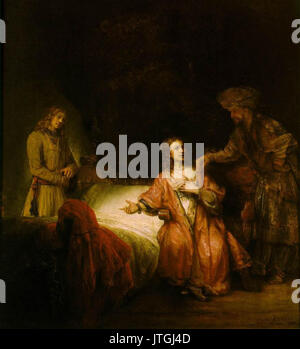 Rembrandt Joseph beschuldigt von Potiphars Frau WGA 19093 Stockfoto
