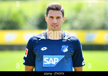 Bundesliga, Photocall TSG 1899 Hoffenheim am 13. Juli 2017 in Zuzenhausen, Deutschland: Fabian Schaer. Foto: Uwe Anspach/dpa | Verwendung weltweit Stockfoto