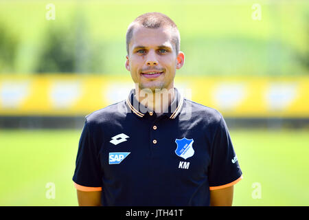 Bundesliga, Photocall TSG 1899 Hoffenheim am 13. Juli 2017 in Zuzenhausen, Deutschland: Manuel Kreuzberger. Foto: Uwe Anspach/dpa | Verwendung weltweit Stockfoto