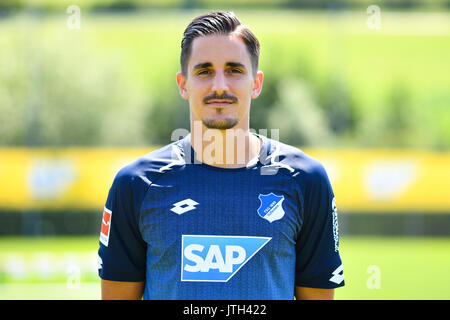 Bundesliga, Photocall TSG 1899 Hoffenheim am 13. Juli 2017 in Zuzenhausen, Deutschland: Benjamin Hübner. Foto: Uwe Anspach/dpa | Verwendung weltweit Stockfoto