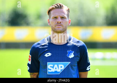 Bundesliga, Photocall TSG 1899 Hoffenheim am 13. Juli 2017 in Zuzenhausen, Deutschland: Eugen Polanski. Foto: Uwe Anspach/dpa | Verwendung weltweit Stockfoto