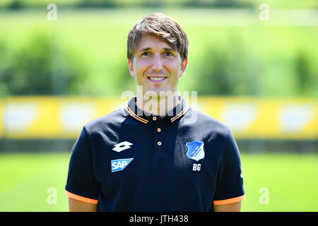 Bundesliga, Photocall TSG 1899 Hoffenheim am 13. Juli 2017 in Zuzenhausen, Deutschland: Benjamin Glueck. Foto: Uwe Anspach/dpa | Verwendung weltweit Stockfoto