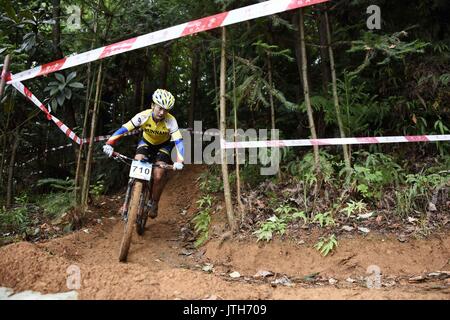 August 9, 2017 - China - Guizhou, China - 5. August 2017: (redaktionelle Verwendung. CHINA).. Die China Mountainbike Open 2017 in Pu gehalten' ist ein, im Südwesten Chinas Provinz Guizhou, August 5th, 2017. (Bild: © SIPA Asien über ZUMA Draht) Stockfoto