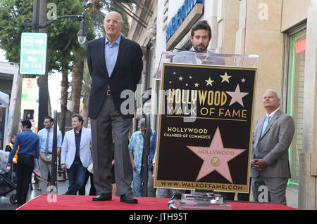 Hollywood, Kalifornien, USA. August 2017. August 2017 - Hollywood, Kalifornien - Jeffrey Tambor. Jeffrey Tambor wurde mit Einem Stern auf dem Hollywood Walk of Fame geehrt. Foto: F. Sadou/Admedia Stockfoto