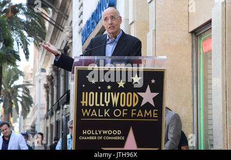Hollywood, Kalifornien, USA. August 2017. August 2017 - Hollywood, Kalifornien - Jeffrey Tambor. Jeffrey Tambor wurde mit Einem Stern auf dem Hollywood Walk of Fame geehrt. Foto: F. Sadou/Admedia Stockfoto