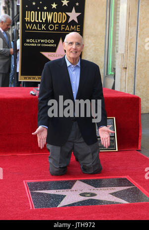 Hollywood, Kalifornien, USA. August 2017. August 2017 - Hollywood, Kalifornien - Jeffrey Tambor. Jeffrey Tambor wurde mit Einem Stern auf dem Hollywood Walk of Fame geehrt. Foto: F. Sadou/Admedia Stockfoto