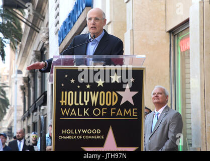 Hollywood, Kalifornien, USA. August 2017. August 2017 - Hollywood, Kalifornien - Jeffrey Tambor. Jeffrey Tambor wurde mit Einem Stern auf dem Hollywood Walk of Fame geehrt. Foto: F. Sadou/Admedia Stockfoto