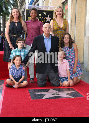 Hollywood, Kalifornien, USA. August 2017. August 2017 - Hollywood, Kalifornien - Jeffrey Tambor. Jeffrey Tambor wurde mit Einem Stern auf dem Hollywood Walk of Fame geehrt. Foto: F. Sadou/Admedia Stockfoto
