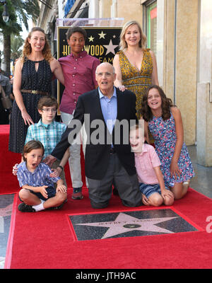 Hollywood, Kalifornien, USA. August 2017. August 2017 - Hollywood, Kalifornien - Jeffrey Tambor. Jeffrey Tambor wurde mit Einem Stern auf dem Hollywood Walk of Fame geehrt. Foto: F. Sadou/Admedia Stockfoto